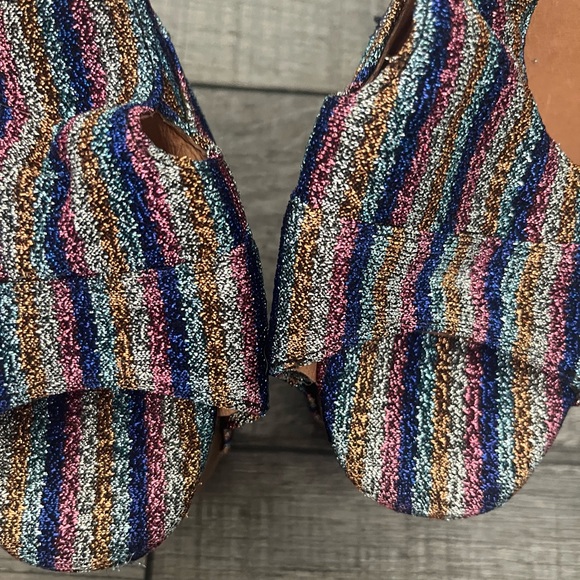 Jeffery Campbell Foxy rainbow platform heels - Picture 7 of 14